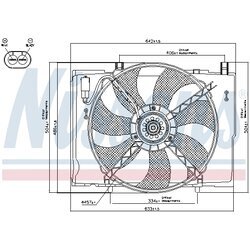 Ventilátor chladenia motora NISSENS 85290 - obr. 5