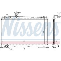 Chladič motora NISSENS 62462A - obr. 5