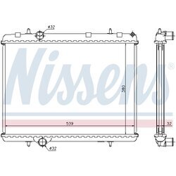 Chladič motora NISSENS 636006 - obr. 4