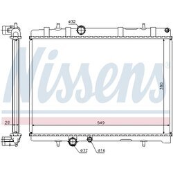 Chladič motora NISSENS 63608A - obr. 4