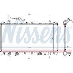Chladič motora NISSENS 64166A - obr. 5