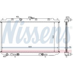 Chladič motora NISSENS 67345A - obr. 5