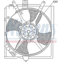 Ventilátor chladenia motora NISSENS 85298 - obr. 5
