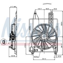 Ventilátor chladenia motora NISSENS 85515 - obr. 5