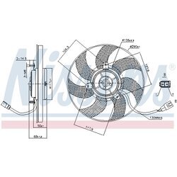 Ventilátor chladenia motora NISSENS 85680 - obr. 5