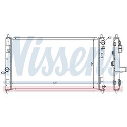 Chladič motora NISSENS 61019 - obr. 4