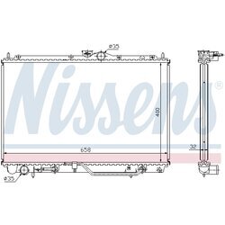 Chladič motora NISSENS 62860A