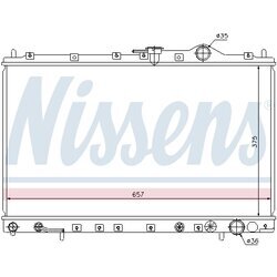 Chladič motora NISSENS 62887 - obr. 4