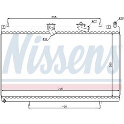 Chladič motora NISSENS 63619 - obr. 5