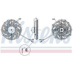 Ventilátor chladenia motora NISSENS 85753 - obr. 5