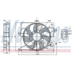 Ventilátor chladenia motora NISSENS 85898 - obr. 5