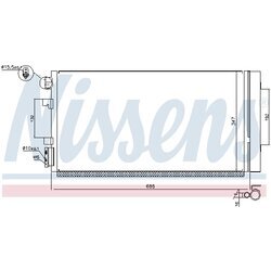 Kondenzátor klimatizácie NISSENS 940259 - obr. 4