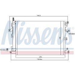 Kondenzátor klimatizácie NISSENS 940830 - obr. 5