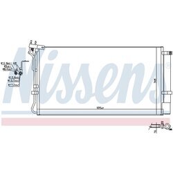 Kondenzátor klimatizácie NISSENS 941156 - obr. 4