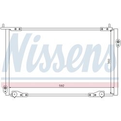 Kondenzátor klimatizácie NISSENS 94736