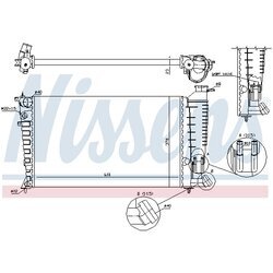 Chladič motora NISSENS 61382A - obr. 4