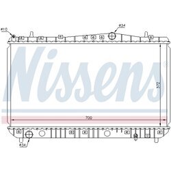 Chladič motora NISSENS 61633 - obr. 4