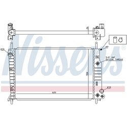 Chladič motora NISSENS 62050 - obr. 5