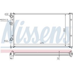 Chladič motora NISSENS 652551 - obr. 4