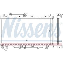 Chladič motora NISSENS 67719 - obr. 4