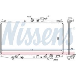 Chladič motora NISSENS 68117 - obr. 4