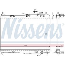 Chladič motora NISSENS 69235 - obr. 5