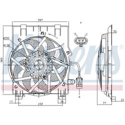 Ventilátor chladenia motora NISSENS 85197 - obr. 5