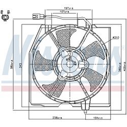 Ventilátor chladenia motora NISSENS 85224 - obr. 5