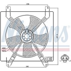 Ventilátor chladenia motora NISSENS 85355 - obr. 5