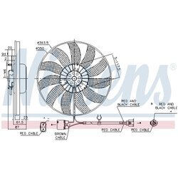 Ventilátor chladenia motora NISSENS 85763 - obr. 6
