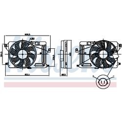 Ventilátor chladenia motora NISSENS 85917 - obr. 5