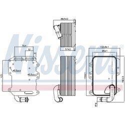 Chladič motorového oleja NISSENS 90807 - obr. 5