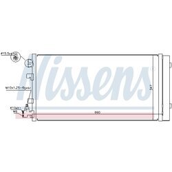 Kondenzátor klimatizácie NISSENS 940160 - obr. 5