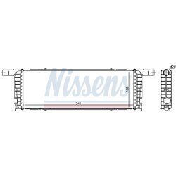 Chladič motora NISSENS 606434