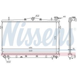 Chladič motora NISSENS 62298 - obr. 4