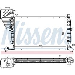 Chladič motora NISSENS 62519A - obr. 5