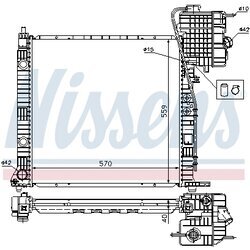 Chladič motora NISSENS 62559A - obr. 5