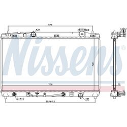 Chladič motora NISSENS 646844 - obr. 4