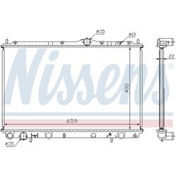 Chladič motora NISSENS 65559A - obr. 4