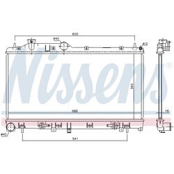 Chladič motora NISSENS 67725 - obr. 5