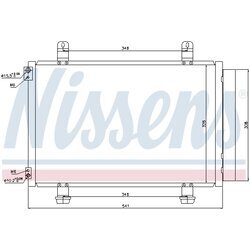 Kondenzátor klimatizácie NISSENS 940079 - obr. 5
