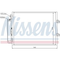 Kondenzátor klimatizácie NISSENS 940126 - obr. 5