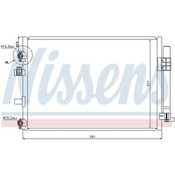 Kondenzátor klimatizácie NISSENS 940182 - obr. 5