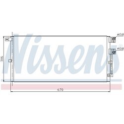 Kondenzátor klimatizácie NISSENS 94916 - obr. 5