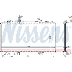 Chladič motora NISSENS 62466A - obr. 5