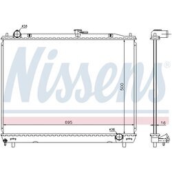 Chladič motora NISSENS 628962 - obr. 4