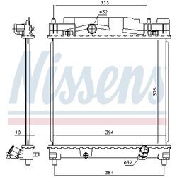 Chladič motora NISSENS 646816 - obr. 4