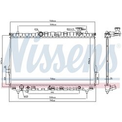 Chladič motora NISSENS 67030 - obr. 1