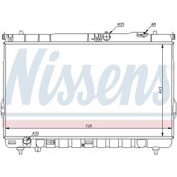 Chladič motora NISSENS 67031 - obr. 4