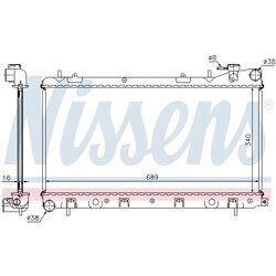 Chladič motora NISSENS 67704A - obr. 4